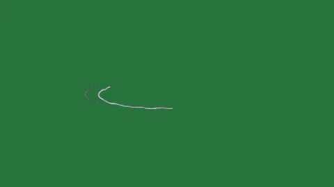 A green background with white border and screen an image of circle on it line Video stock 335683605