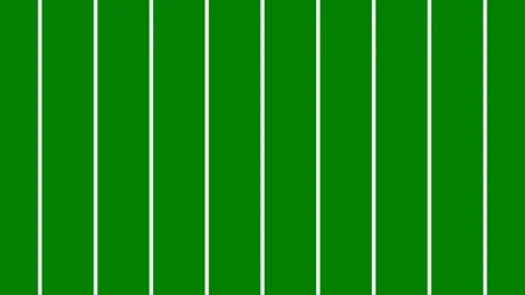 A green background with white border and football field lines striped pattern Stock Footage 337335523