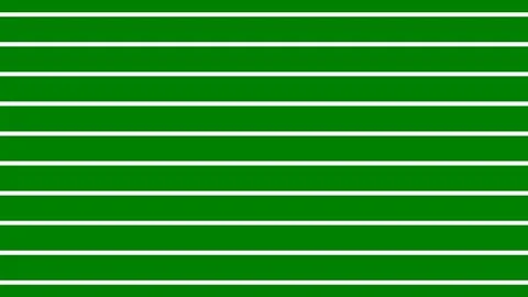 A green background with white border and striped free printable lined paper Video stock 337335534
