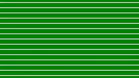 A green background with white border and football field lines striped free Stock Footage 337335539