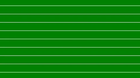 A green background with white border and football field lines striped free Video stock 337335547