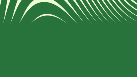 A green background with white border and wave logo leaf on stripes green 動画素材 337335606