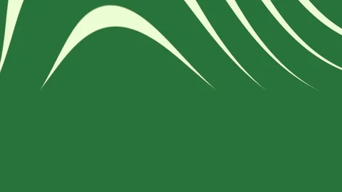 A green background with white border and wavy lines wave pattern on green 動画素材 337335607