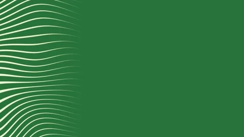 A green background with white border and letter v on it logo the u frame leaf Video stock 337335618