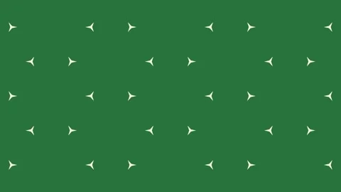 A green background with white border and stars geometric pattern small dots Stock Footage 337336151