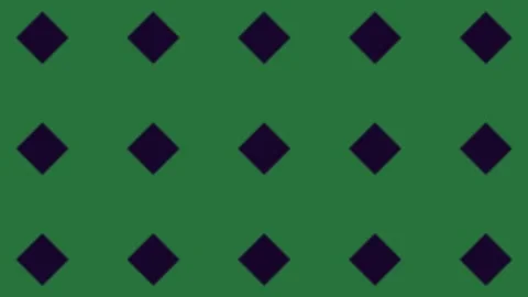A green background with white border and black argyle pattern diamonds diamond Stock Footage 337336171