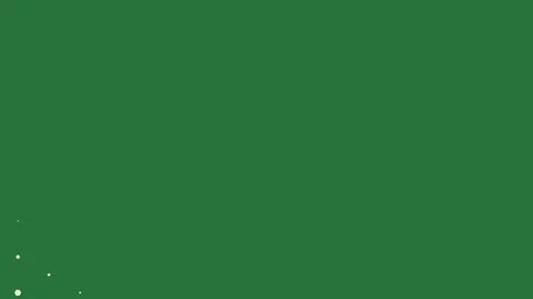 A green background with white border and dots hexagons on black photo of man Video stock 337340832
