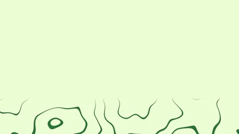 A green background with white border and camouflage pattern leaf swirls cow Stock Footage 337341142