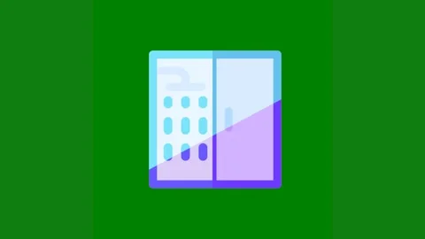 Green background white border cell phone button door icon book green screen Stock Footage 314064689