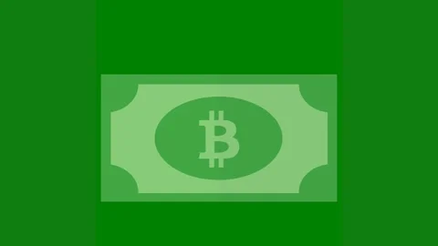 Green background white border letter p dollar icon baseball field ball middle Stock Footage 314064800