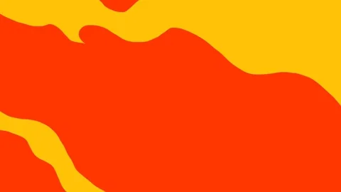 Green background white border red yellow fire leaves mountains heart green Stock Footage 314064142