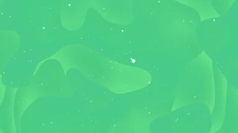 Green background with white dots and flowing shapes. Stock Footage 289747418