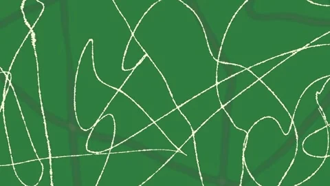 A green background with white lines and paint strokes green screen composition Stock Footage 335696000