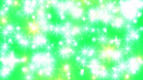 Green background with white starburst lights Stock-Footage 338239301