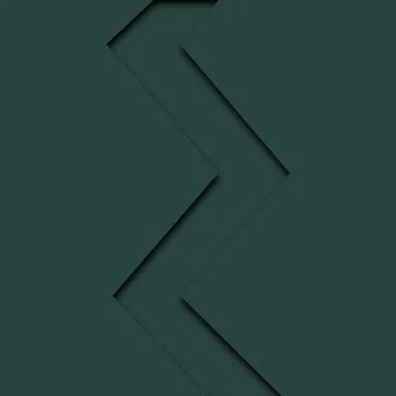 Green background. A zigzag pattern. Illustrazione stock