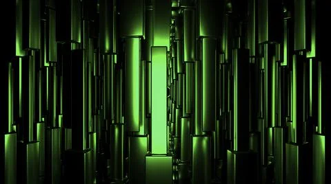 Green background.Design. A bright background on which green rectangular Illustrazione stock