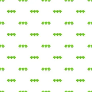 Green bacteria pathogen cell microbe repeating pattern 스톡 일러스트