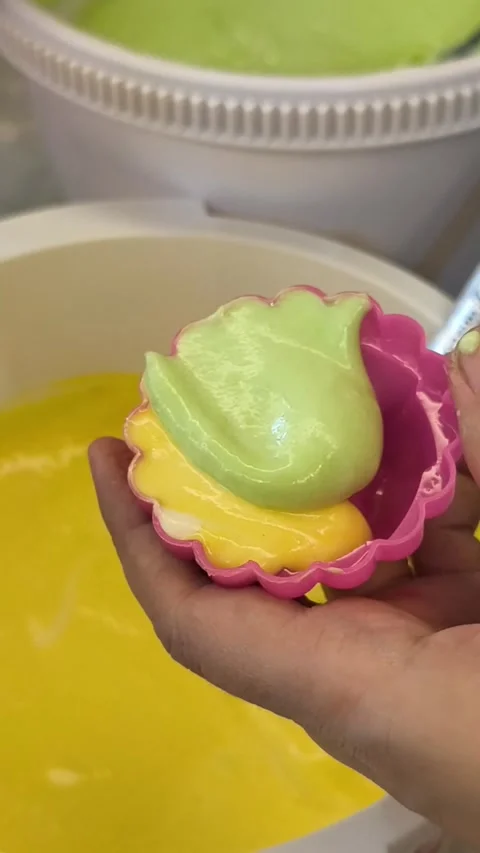Green Baking Brush – Perfect Tool for Cake and Cupcake Glazing Stock Footage 317903577