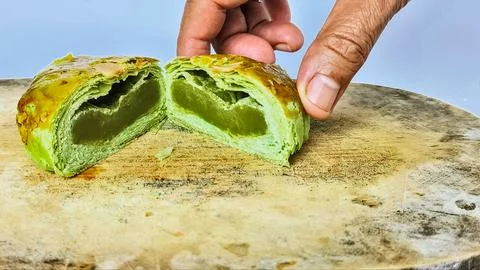 Green bakpia Stock Photos