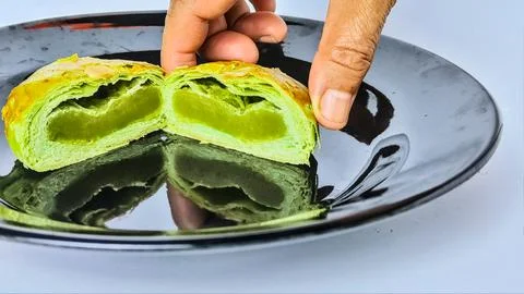 Green bakpia Stock Photos