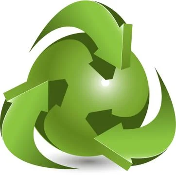 Green ball Stock Illustration