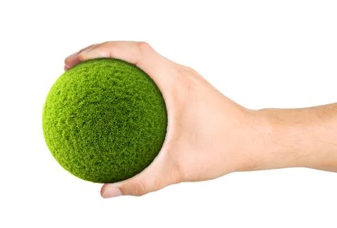 Green ball Illustrazione stock