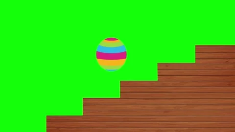 Green Ball Screen Horizontal 16:9 Green Screen Video stock 340459606