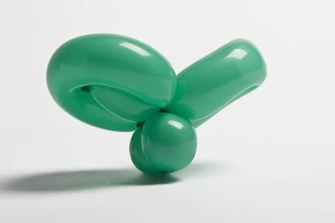Green balloon fly Stockfoto's