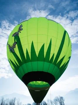 Green balloon Stock Photos