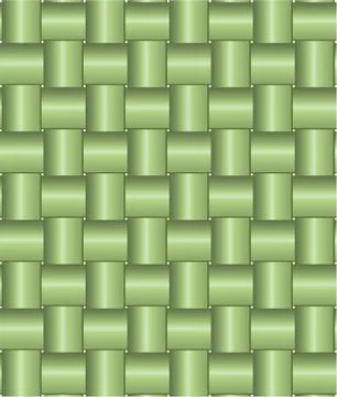 Green bamboo pattern vector illustration Stock Illustration