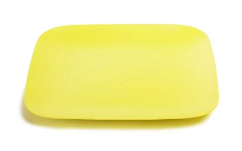 Green Bamboo Plate Foto stock