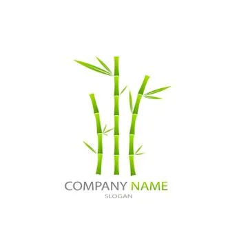 Green bamboo Vector illustration Stock Illustration