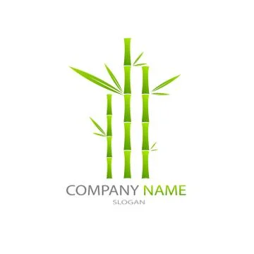 Green bamboo Vector illustration Stock Illustration
