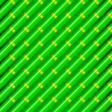 Green bamboos pattern style Stock Illustration