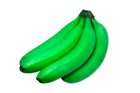 Green Banana Bunch Stock Photos
