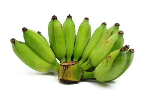 Green bananas Stock Photos