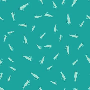 Green Baseball bat with ball icon isolated seamless pattern on green backgr.. イラスト素材