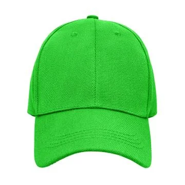 Green baseball cap isolated Stock Photos