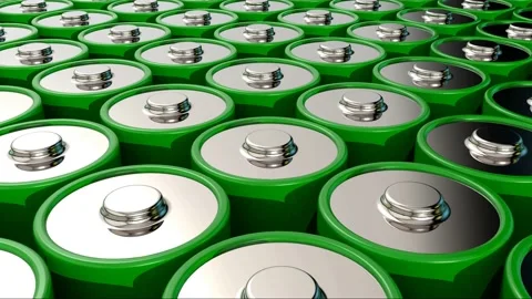 GREEN BATTERIES Stock Footage 167215874