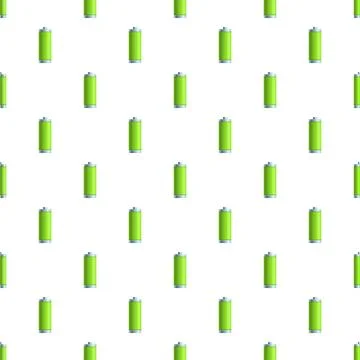 Green battery cells creating an energy pattern 스톡 일러스트