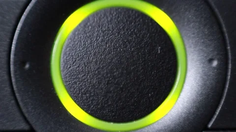 Green battery charging indicator closeup Stock Footage 85463623