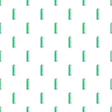 Green battery power charging technology repeating pattern 스톡 일러스트