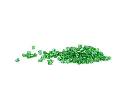 Green beads Stock Photos