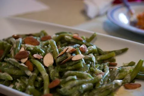 Green bean salad Stock Photos