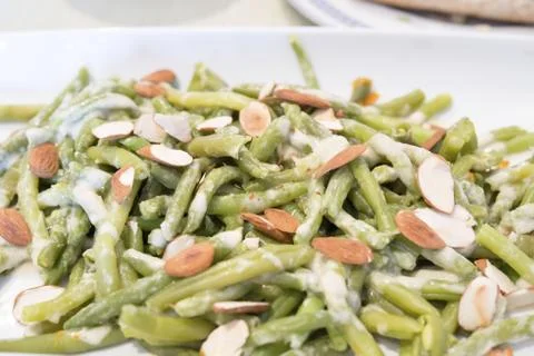 Green bean salad Stock Photos
