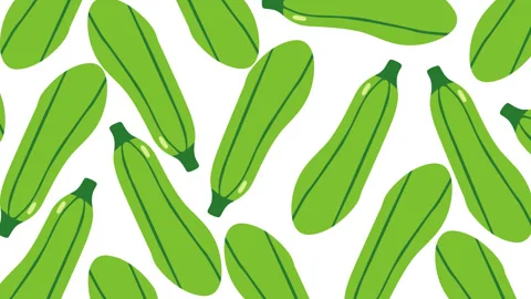 Green Bean Vegetable Seamless Pattern Motion Graphic Background Stock Footage 346257439