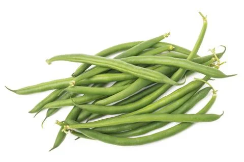 Green beans group Stock Photos