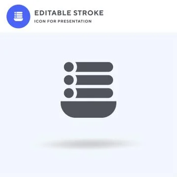 Green Beans icon vector, filled flat sign, solid pictogram isolated on white Illustrazione stock