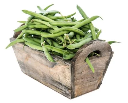 Green beans (isolated) Stock Photos