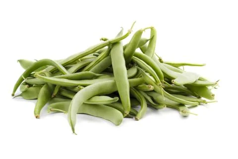 Green beans, isolated Foto stock